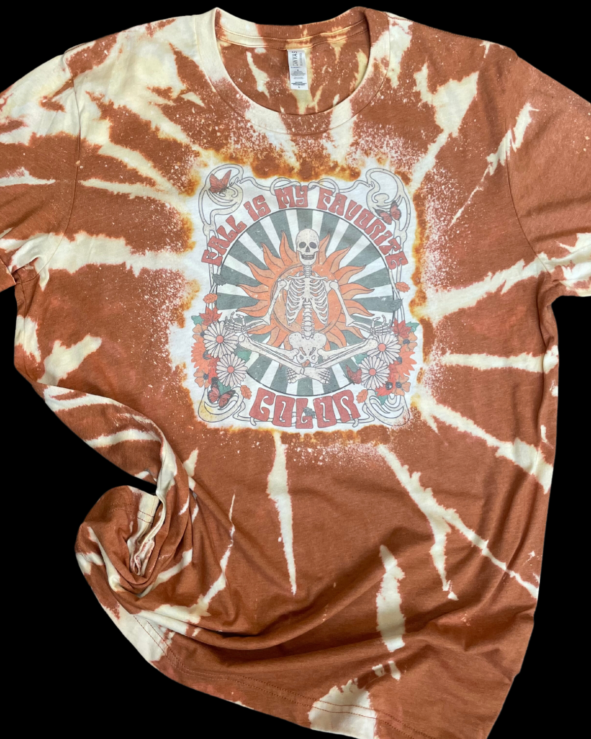 Fall Is My Favorite Color Bleached Tshirt