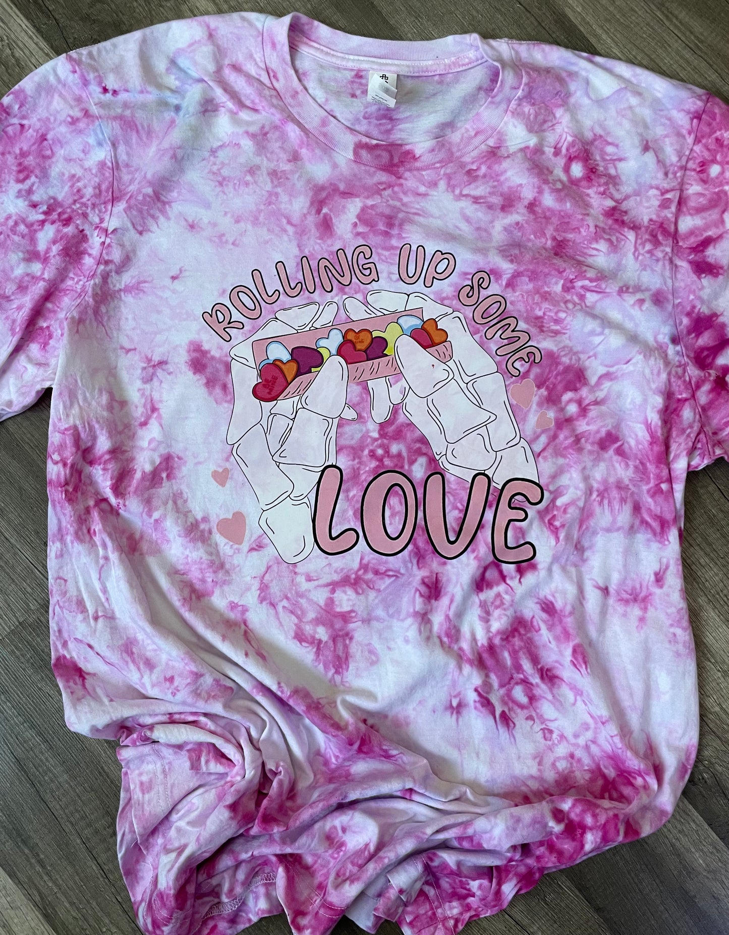 Rolling up some Love Spilled Tee Exclusive