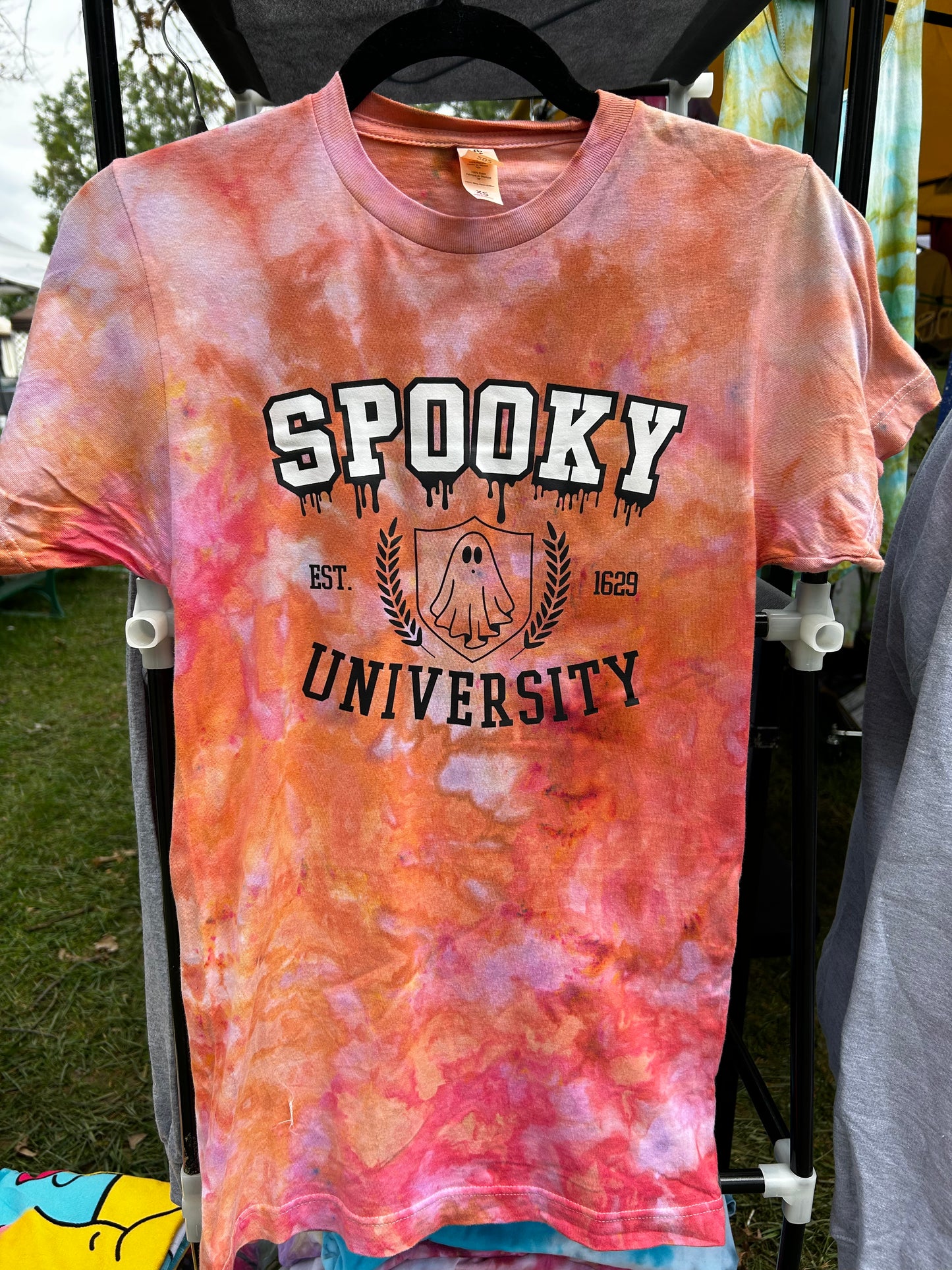 Spooky university tee
