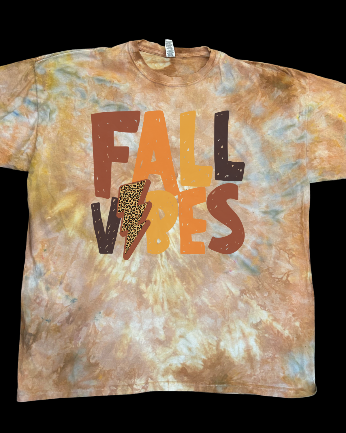 Fall Vibes Ice Dyed Tshirt