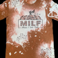 Milf Man I Love Fall Bleached Tshirt