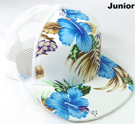 Tropical Blue Kids Snapback