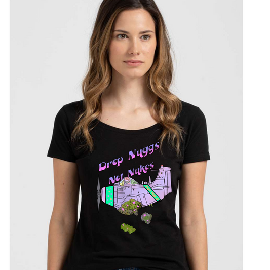 Nuggs Not Nukes Womans Cut T