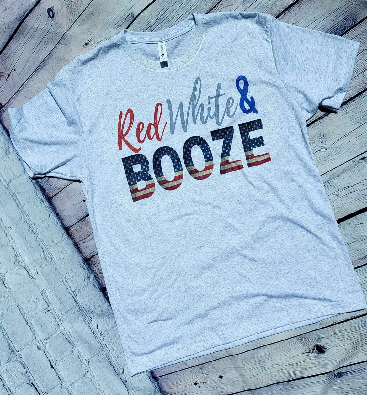 Red White and Booze Tee