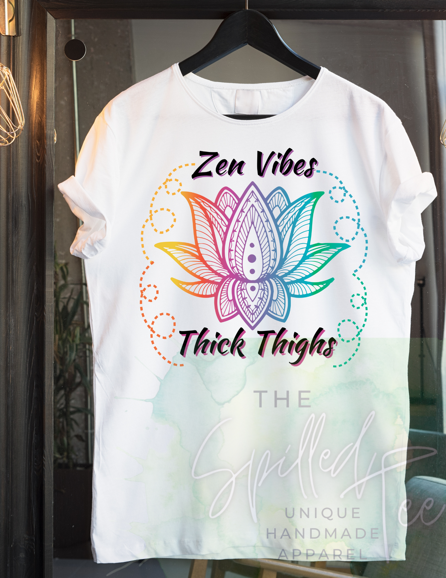 Zen Vibes Thick Thighs Graphic
