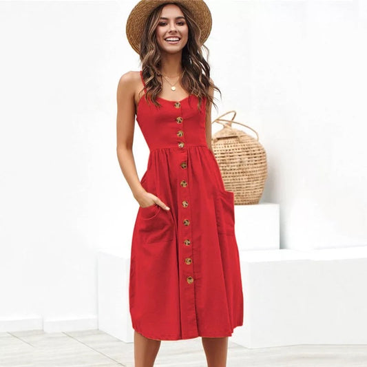 Scarlet Lady Vineyard Dress