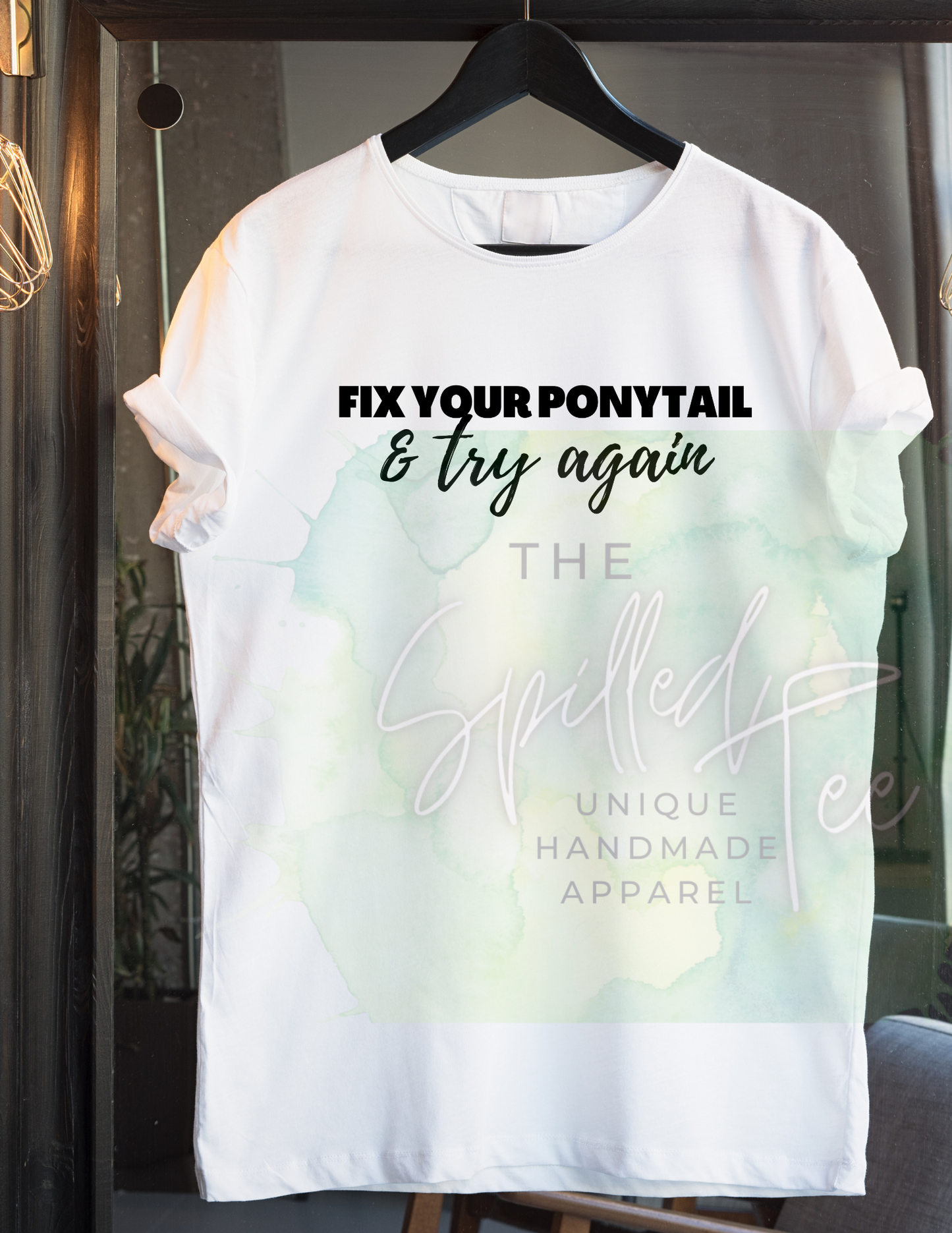Fix Your Ponytail Graphic