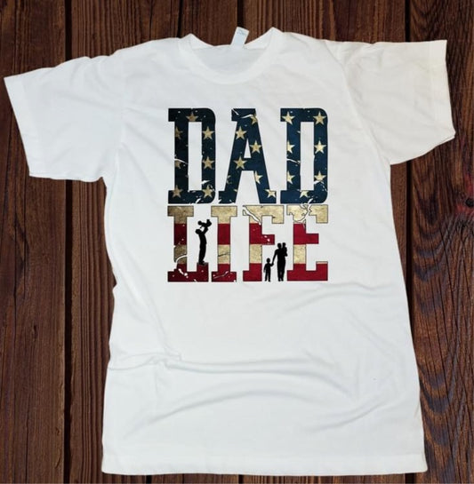 Dad Life Americana Tee