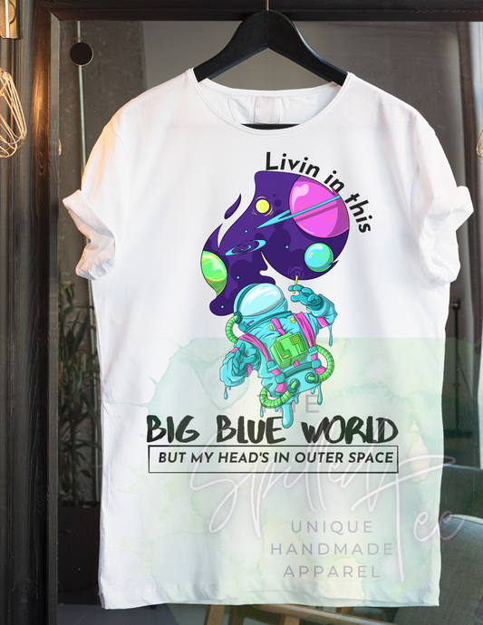 Big Blue World Graphic