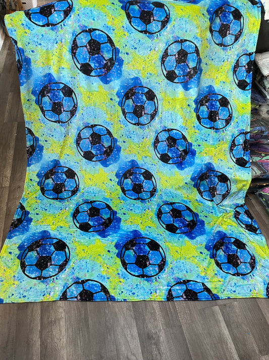 Boys Soccer Blanket