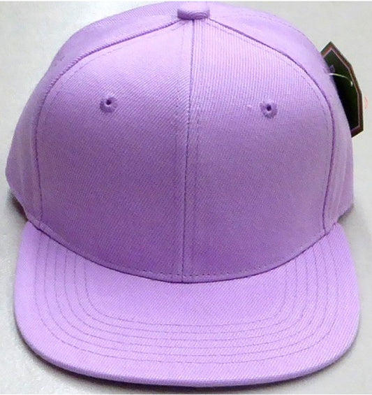 Lavender Solid Kids Snapback